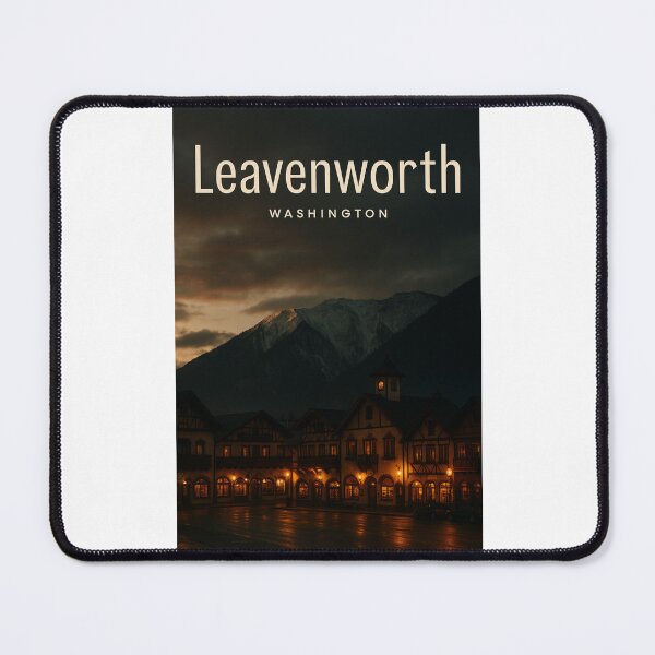 Item preview, Twilight in Leavenworth, Washington Bavarian Village designed and sold by Places On Earth.