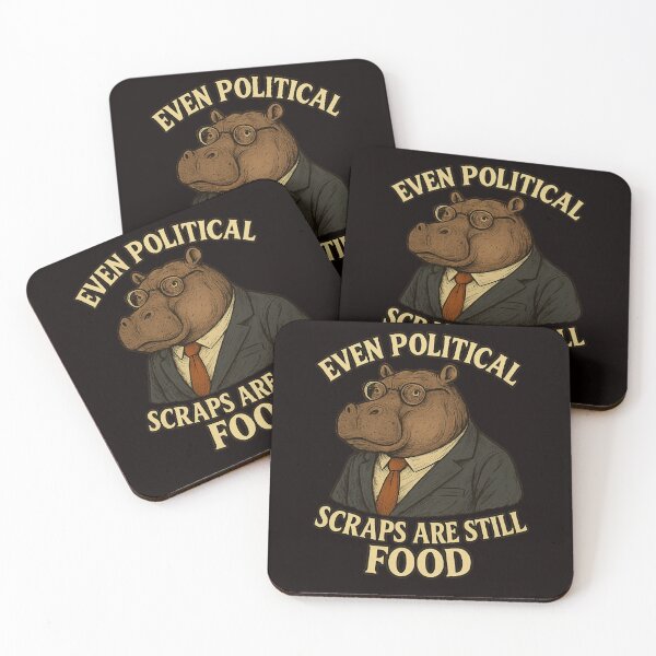 Item preview, Political Hippo – Even Scraps Are Still Food designed and sold by Tadeusz1.