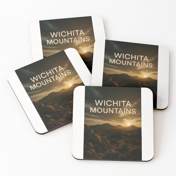 Item preview, Sunset over Wichita Mountains, Oklahoma designed and sold by Places On Earth.