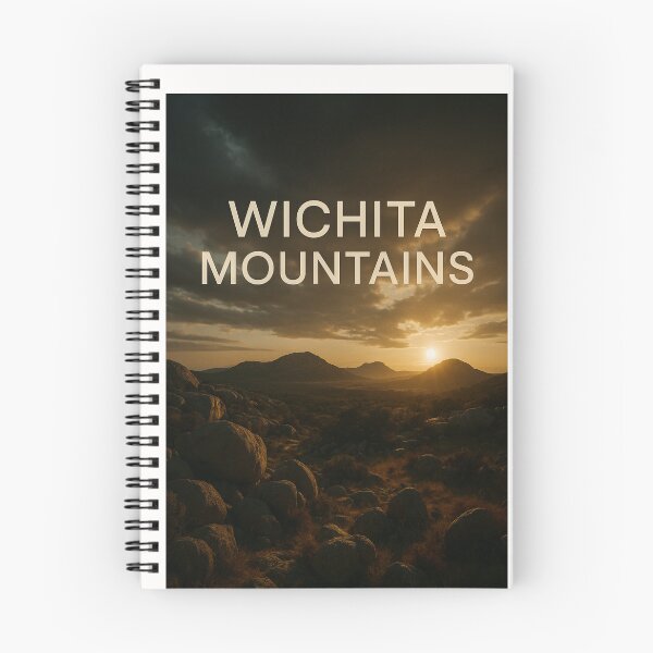 Item preview, Sunset over Wichita Mountains, Oklahoma designed and sold by Places On Earth.