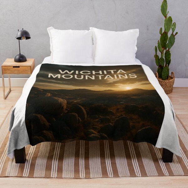 Item preview, Sunset over Wichita Mountains, Oklahoma designed and sold by Places On Earth.
