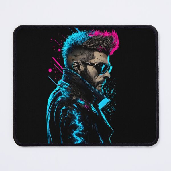 Item preview, cyberpunk graphic man design designed and sold by TheStylist1.