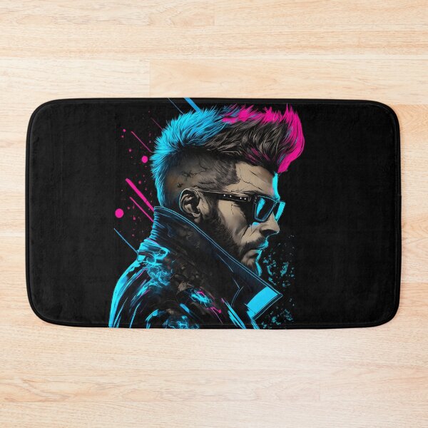 Item preview, cyberpunk graphic man design designed and sold by TheStylist1.