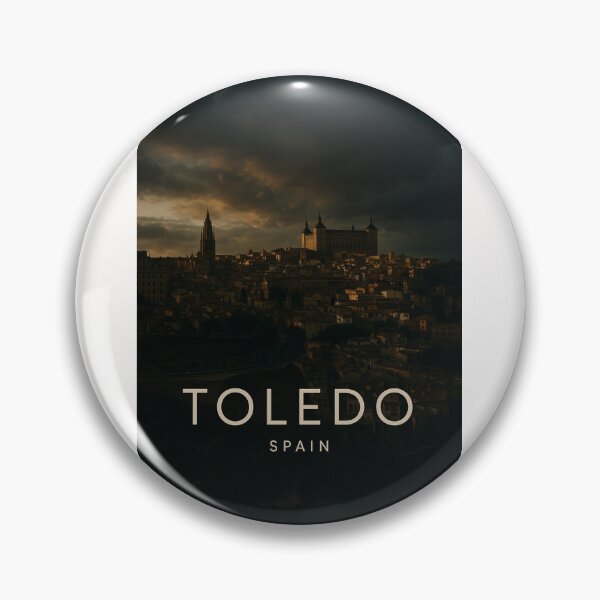 Item preview, Toledo at Dusk with the Alcázar, Spain designed and sold by Places On Earth.