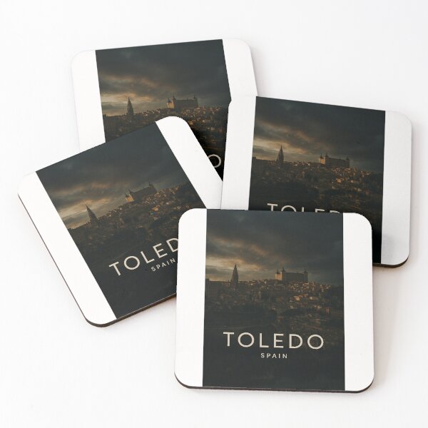 Item preview, Toledo at Dusk with the Alcázar, Spain designed and sold by Places On Earth.
