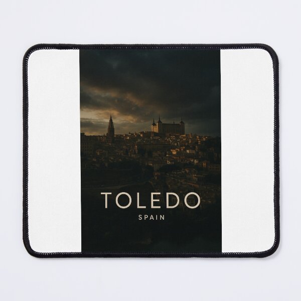 Item preview, Toledo at Dusk with the Alcázar, Spain designed and sold by Places On Earth.