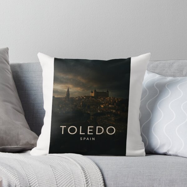 Item preview, Toledo at Dusk with the Alcázar, Spain designed and sold by Places On Earth.