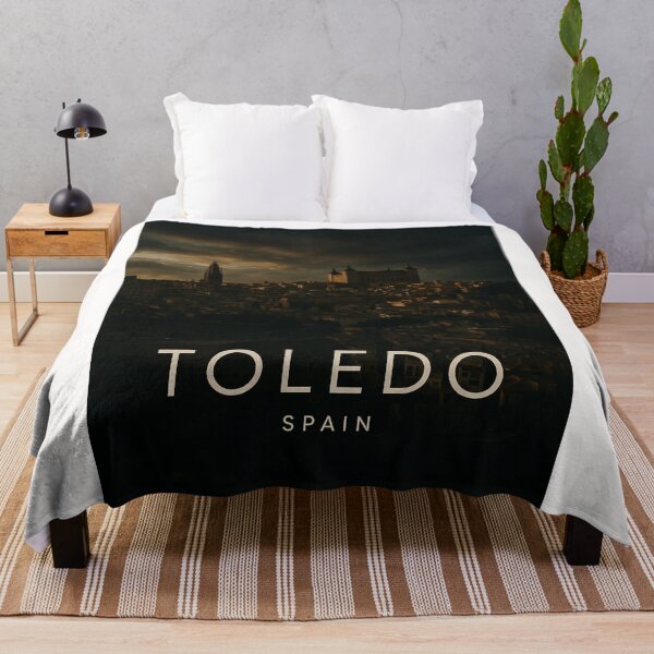 Item preview, Toledo at Dusk with the Alcázar, Spain designed and sold by Places On Earth.