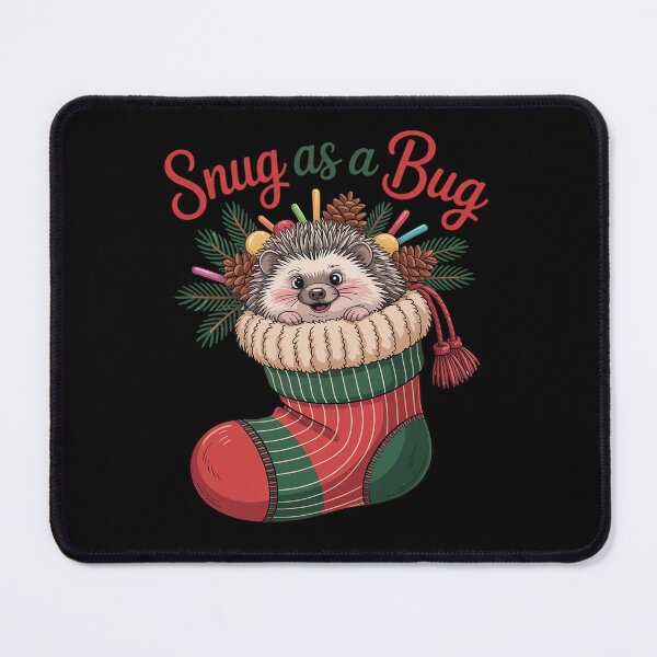 Item preview, Snug as a Bug Hedgehog Xmas Christmas designed and sold by VladoZork.