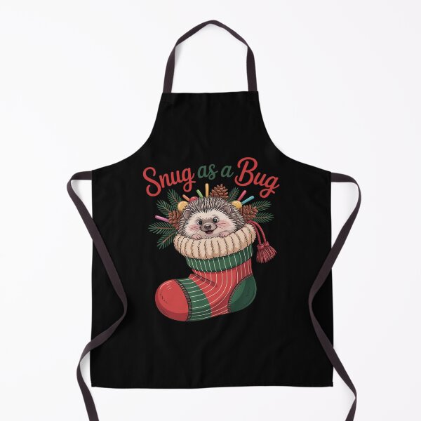 Item preview, Snug as a Bug Hedgehog Xmas Christmas designed and sold by VladoZork.
