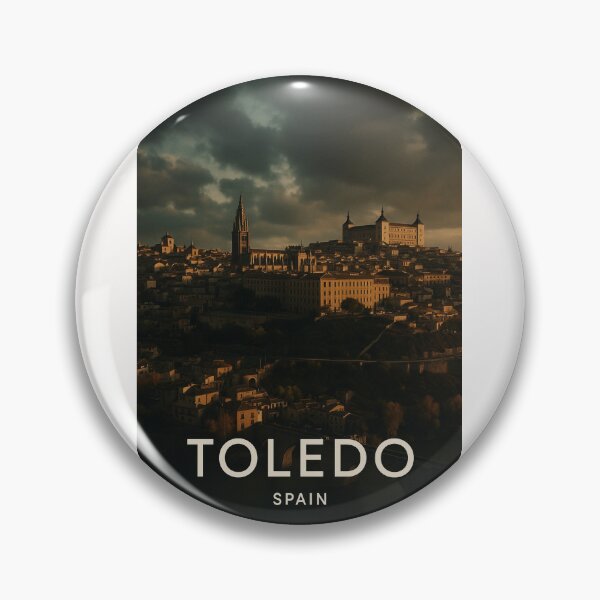 Item preview, Historic Skyline of Toledo, Spain with Cathedral and Alcázar designed and sold by Places On Earth.