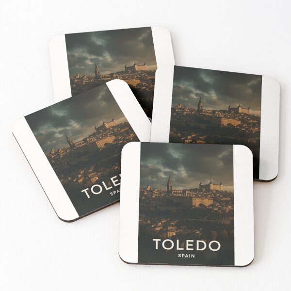 Item preview, Historic Skyline of Toledo, Spain with Cathedral and Alcázar designed and sold by Places On Earth.