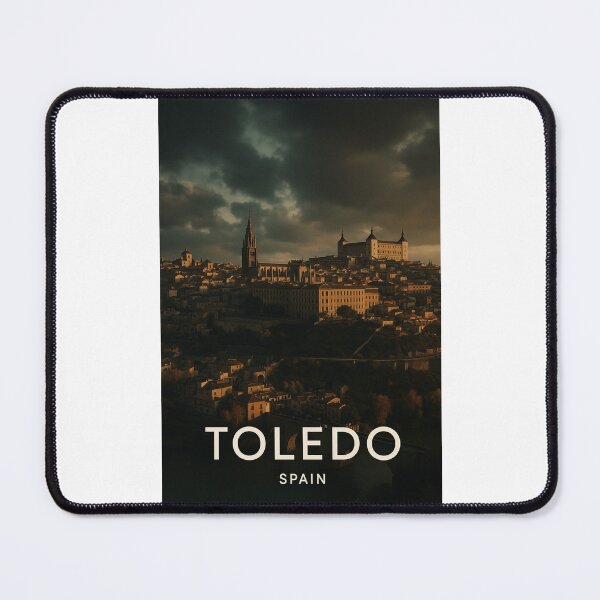 Item preview, Historic Skyline of Toledo, Spain with Cathedral and Alcázar designed and sold by Places On Earth.