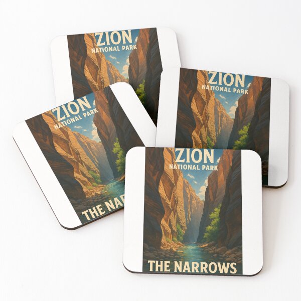 Item preview, The Narrows Canyon, Zion National Park, Utah designed and sold by Places On Earth.