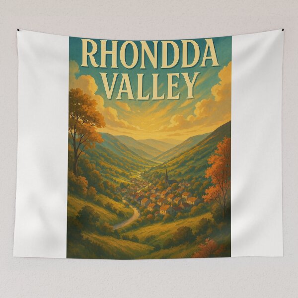 Item preview, Rhondda Valley Countryside, South Wales designed and sold by Places On Earth.