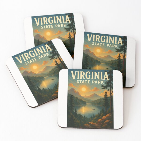 Item preview, Sunrise over the Lake, Virginia State Park designed and sold by Places On Earth.