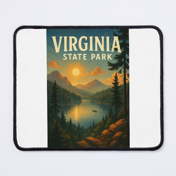 Item preview, Sunrise over the Lake, Virginia State Park designed and sold by Places On Earth.
