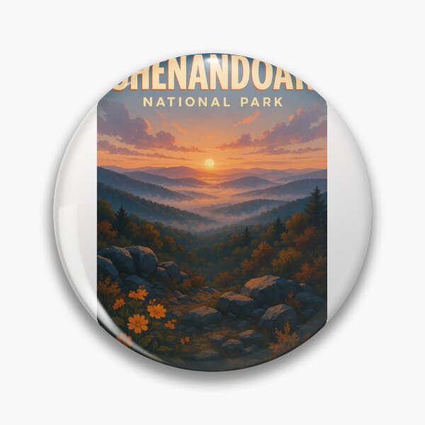 Item preview, Sunset View from Shenandoah National Park, Virginia designed and sold by Places On Earth.