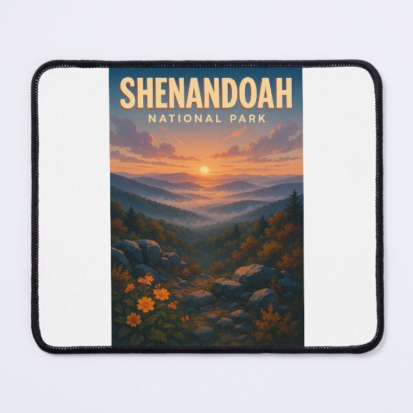 Item preview, Sunset View from Shenandoah National Park, Virginia designed and sold by Places On Earth.