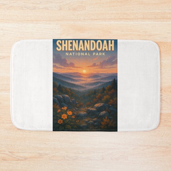 Item preview, Sunset View from Shenandoah National Park, Virginia designed and sold by Places On Earth.