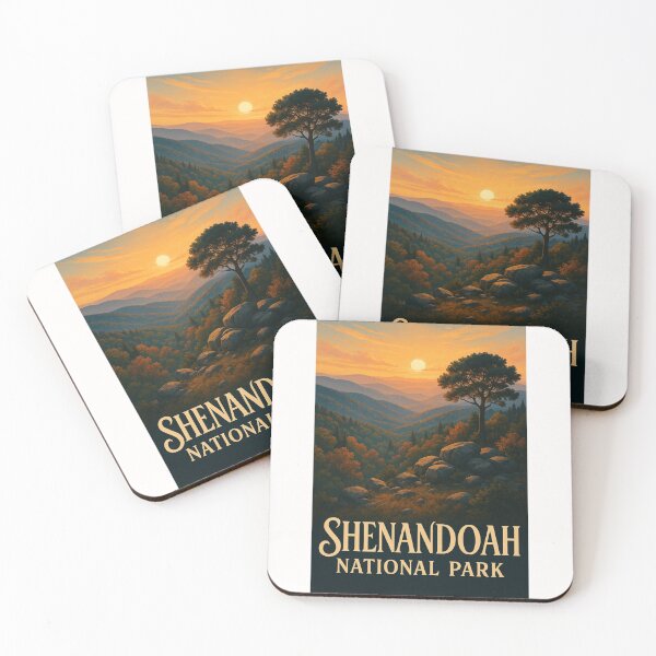 Item preview, Solitary Tree at Sunset, Shenandoah National Park, Virginia designed and sold by Places On Earth.