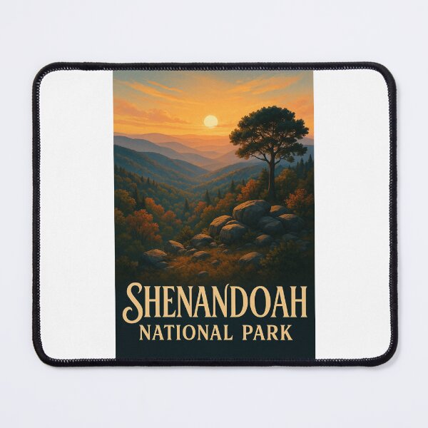 Item preview, Solitary Tree at Sunset, Shenandoah National Park, Virginia designed and sold by Places On Earth.