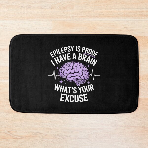 Item preview, Epilepsy Is Proof I Have a Brain – Funny Awareness Design designed and sold by Gogetgiggles.