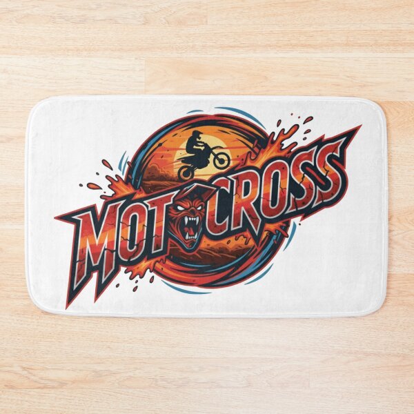 Item preview, Emblem Motocross Beast Fire Sun Extreme Graphic Design designed and sold by DibuHumor.