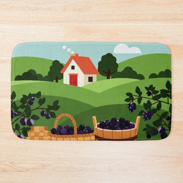 Item preview, Picking blueberries designed and sold by Design4uStudio.