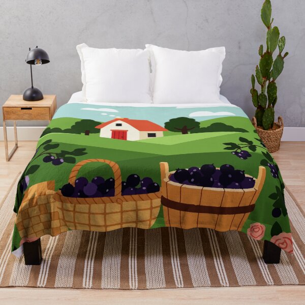 Item preview, Picking blueberries designed and sold by Design4uStudio.