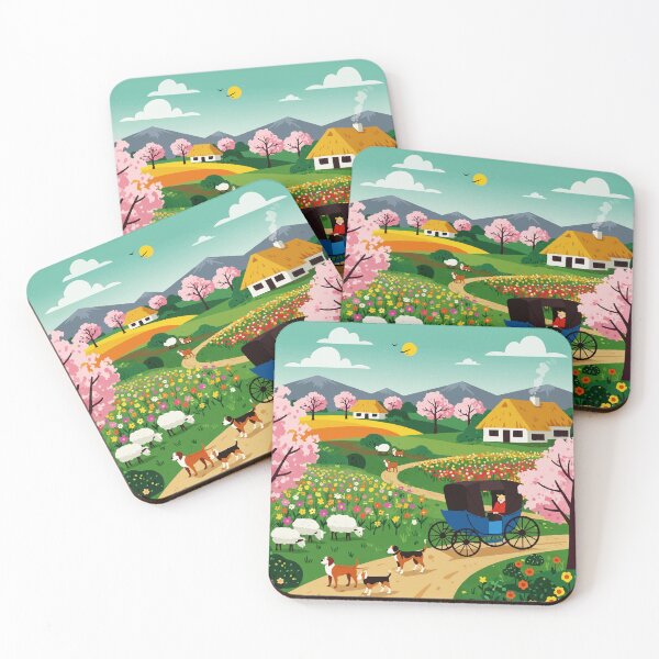 Item preview, A village in the 19th century designed and sold by Design4uStudio.