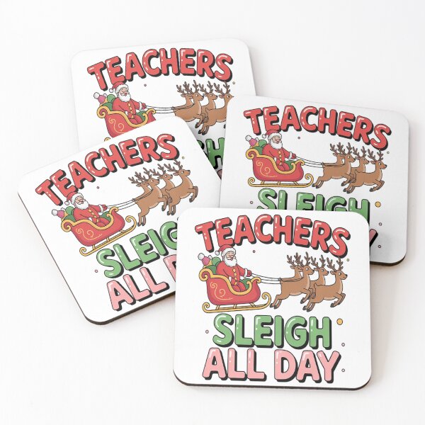 Item preview, Teacher Christmas sleigh all day designed and sold by VladoZork.