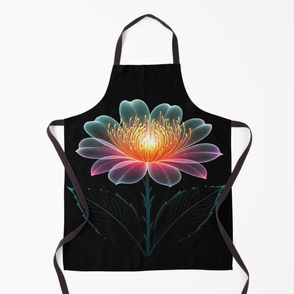 Item preview, Ethereal X-Ray Flower – Glowing Translucent Petals and Golden Veins designed and sold by PixelVibe782.