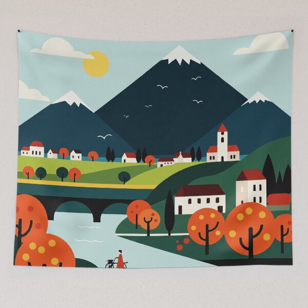 Item preview, On the banks of the river designed and sold by Design4uStudio.