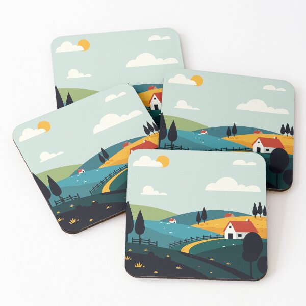 Item preview, Rural landscape designed and sold by Design4uStudio.