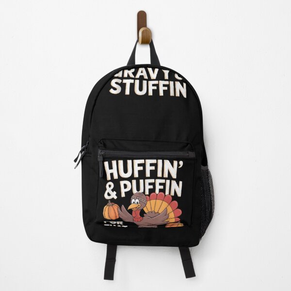 Item preview, Huffin’ & Puffin’ For That Gravy & Stuffin’ Funny Turkey With Pumpkins designed and sold by vespira-motion.