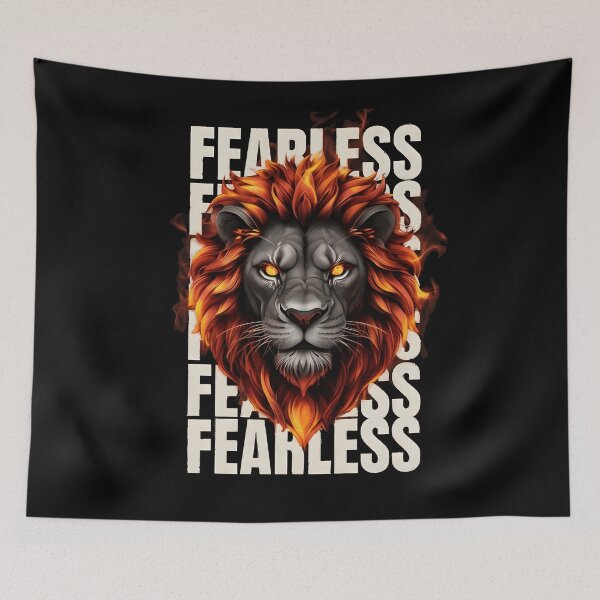 Item preview, Fearless lion graphic design designed and sold by TheStylist1.