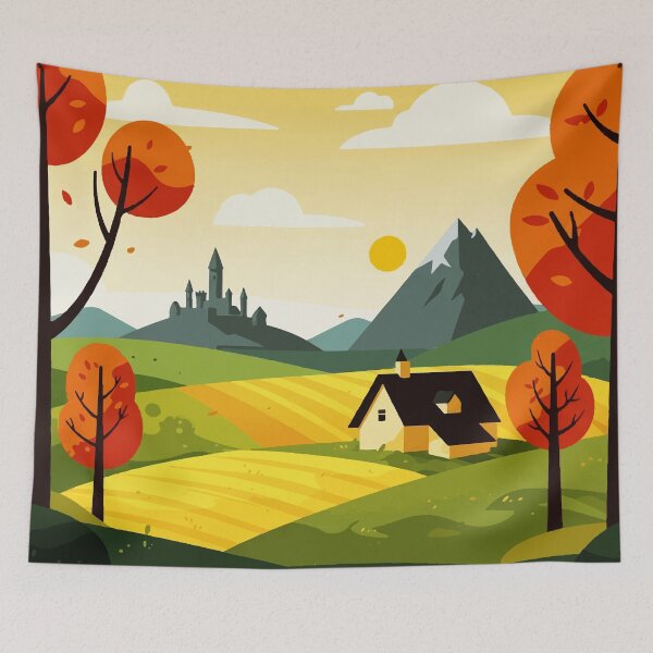 Item preview, Rural landscape designed and sold by Design4uStudio.