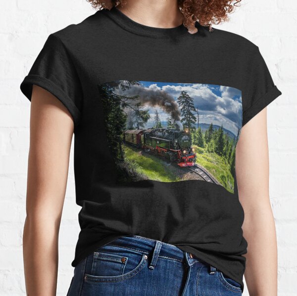 Steam locomotive - Harz narrow gauge railways (Germany) Classic T-Shirt