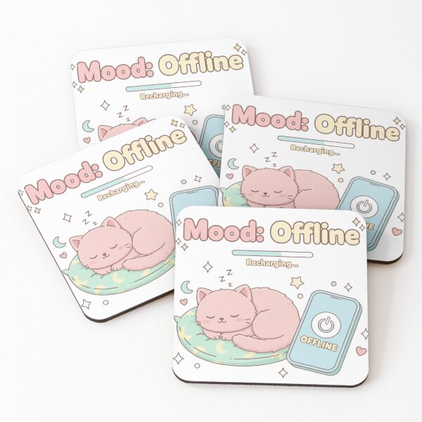 Item preview, Cozy Cat Offline Mode designed and sold by Khennshe-Designs.