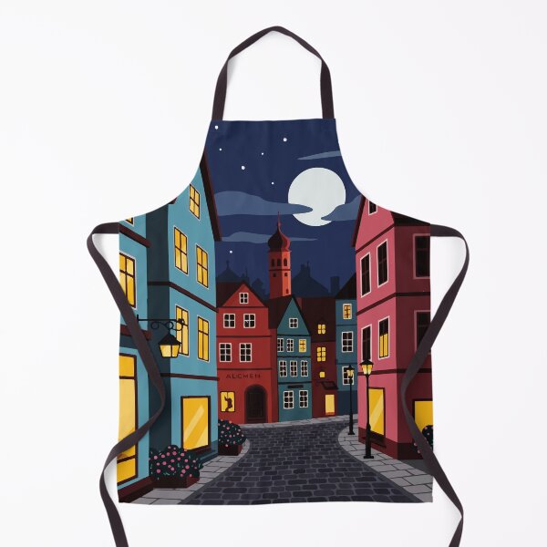 Item preview, Urban landscape at night designed and sold by Design4uStudio.