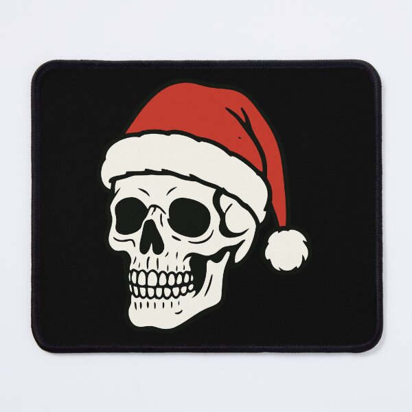 Item preview, Skull Christmas Santa Hat | Funny Gothic Holiday Skull Art designed and sold by Minimum-Rage.