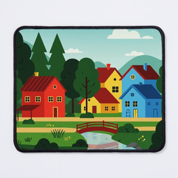 Item preview, Town in nature designed and sold by Design4uStudio.