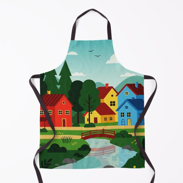 Item preview, Town in nature designed and sold by Design4uStudio.