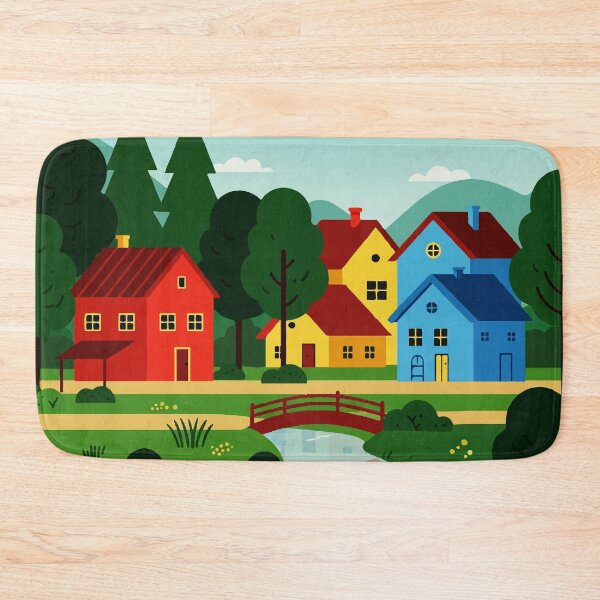 Item preview, Town in nature designed and sold by Design4uStudio.