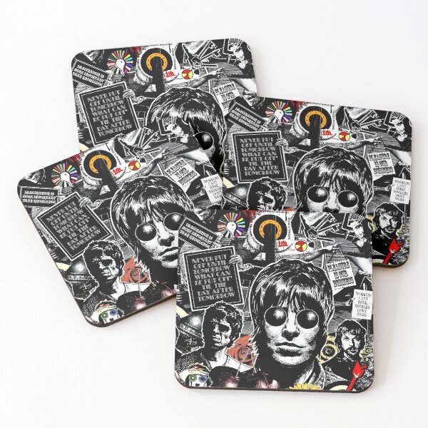 Item preview, Oasis – Psychedelic Rock Collage Art in Retro Style designed and sold by donestufosaf.