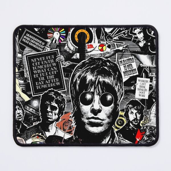Item preview, Oasis – Psychedelic Rock Collage Art in Retro Style designed and sold by donestufosaf.