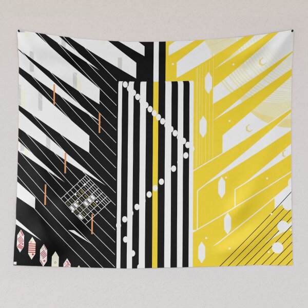 Item preview, Design 105 - Geometric abstract painting "Fragrance" designed and sold by Manoella Free Art.