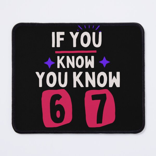 Item preview, If You Know You Know 6-7 designed and sold by ConfuseLab Alt.