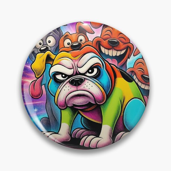 Item preview, Crazy & Funny Cosmic Dogs with Stars designed and sold by SmilingAnny.